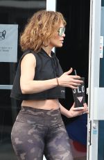JENNIFER LOPEZ Arrives at a Gym in Miami 02/26/2020