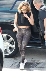 JENNIFER LOPEZ Arrives at a Gym in Miami 02/26/2020
