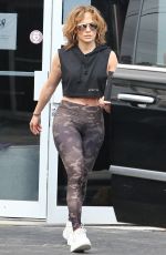 JENNIFER LOPEZ Arrives at a Gym in Miami 02/26/2020