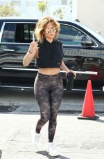 JENNIFER LOPEZ Arrives at a Gym in Miami 02/26/2020