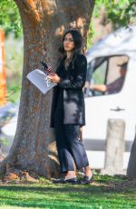 JESSICA ALBA and GABRIELLE UNION on the Set fo L.A.