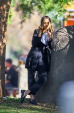 JESSICA ALBA and GABRIELLE UNION on the Set fo L.A.