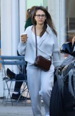 JESSICA ALBA at Blue Bottle Coffee in Beverly Hills 02/08/2020