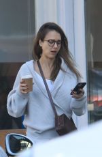 JESSICA ALBA at Blue Bottle Coffee in Beverly Hills 02/08/2020