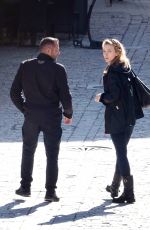 JODIE COMER onthe Set of The Last Duel in France 02/15/2020