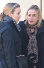 JODIE COMER onthe Set of The Last Duel in France 02/15/2020