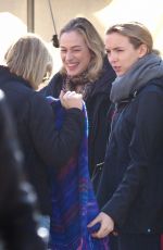 JODIE COMER onthe Set of The Last Duel in France 02/15/2020