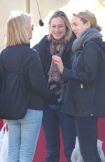 JODIE COMER onthe Set of The Last Duel in France 02/15/2020