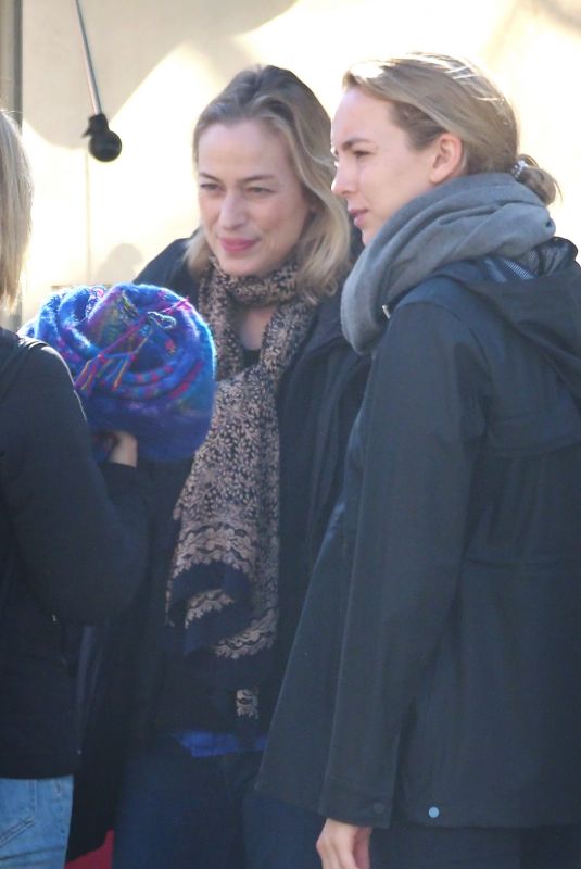 JODIE COMER onthe Set of The Last Duel in France 02/15/2020