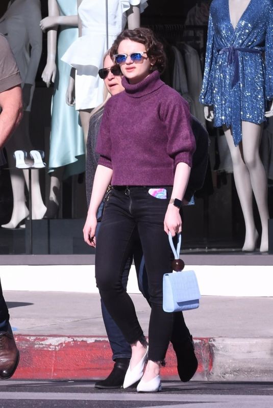 JOEY KING Out Shopping in Beverly Hills 02/11/2020
