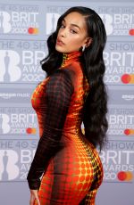 JORJA SMITH at Brit Awards 2020 in London 02/18/2020