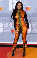 JORJA SMITH at Brit Awards 2020 in London 02/18/2020