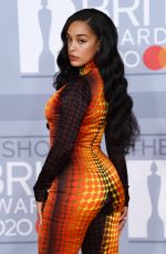 JORJA SMITH at Brit Awards 2020 in London 02/18/2020