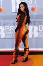 JORJA SMITH at Brit Awards 2020 in London 02/18/2020