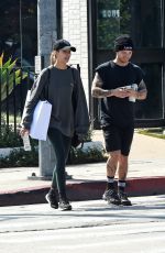 JOSEPHINE SKRIVER and Alexander Deleon Leaves a Gym in Los Angeles 02/18/2020