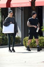 JOSEPHINE SKRIVER and Alexander Deleon Leaves a Gym in Los Angeles 02/18/2020