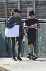 JOSEPHINE SKRIVER and Alexander Deleon Leaves a Gym in Los Angeles 02/18/2020