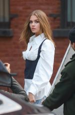 JOSEPHINE SKRIVER at a Photoshoot in New York 02/11/2020