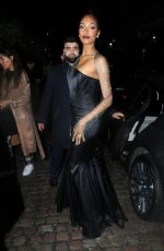 JOURDAN DUNN Arrives at Bafta Vogue x Tiffany Fashion and Film After-party in London 02/02/2020