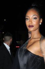 JOURDAN DUNN Arrives at Bafta Vogue x Tiffany Fashion and Film After-party in London 02/02/2020