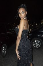 JOURDAN DUNN Arrives at CR Fashion Book x Redemption Party in Paris 02/28/2020