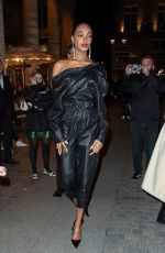 JOURDAN DUNN Arrives at Isabel Marant Show at Paris Fashion Week 02/27/2020