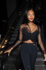 JOURDAN DUNN at David Koma Runway Show in London 02/15/2020