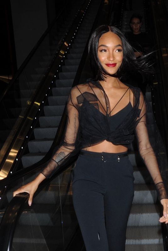 JOURDAN DUNN at David Koma Runway Show in London 02/15/2020