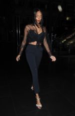 JOURDAN DUNN at David Koma Runway Show in London 02/15/2020