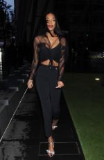 JOURDAN DUNN at David Koma Runway Show in London 02/15/2020