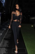 JOURDAN DUNN at David Koma Runway Show in London 02/15/2020