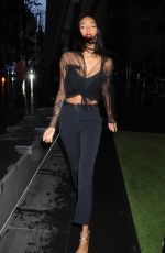 JOURDAN DUNN at David Koma Runway Show in London 02/15/2020
