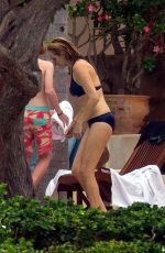 JULIA ROBERTS in Bikini at a Pool in Puerto Vallarta 02/01/2020