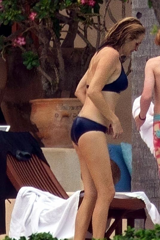 JULIA ROBERTS in Bikini at a Pool in Puerto Vallarta 02/01/2020