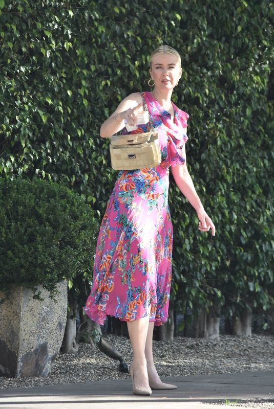 JULIANNE HOUGH Arrives at Jesse Tyler Ferguson’s Baby Shower 02/15/2020