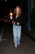JUNO TEMPLE Out for Dinner in West Hollywood 02/02/2020