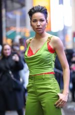 JURNEE SMOLLET-BELL Arrives at Good Morning America in New York 02/04/2020