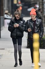 KAIA GERBER and Tommy Dorfman Leaves a Gym in New York 02/05/2020