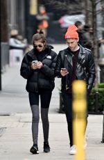 KAIA GERBER and Tommy Dorfman Leaves a Gym in New York 02/05/2020