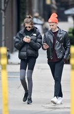 KAIA GERBER and Tommy Dorfman Leaves a Gym in New York 02/05/2020