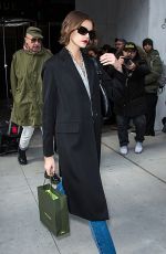 KAIA GERBER Arrives at Longchamp Show at New York Fashion Week 02/08/2020