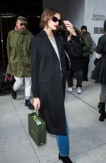 KAIA GERBER Arrives at Longchamp Show at New York Fashion Week 02/08/2020