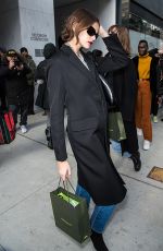 KAIA GERBER Arrives at Longchamp Show at New York Fashion Week 02/08/2020