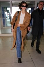 KAIA GERBER Arrives at Milan Arport 02/23/2020