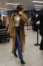 KAIA GERBER Arrives at Milan Arport 02/23/2020