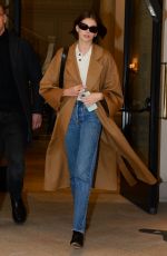 KAIA GERBER Arrives at Milan Arport 02/23/2020