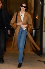 KAIA GERBER Arrives at Milan Arport 02/23/2020