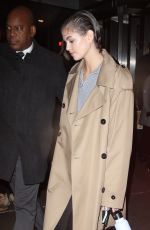 KAIA GERBER Arrives at Proenza Schouler Fashion Show in New York 02/10/2020