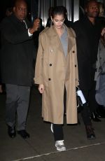 KAIA GERBER Arrives at Proenza Schouler Fashion Show in New York 02/10/2020