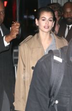 KAIA GERBER Arrives at Proenza Schouler Fashion Show in New York 02/10/2020